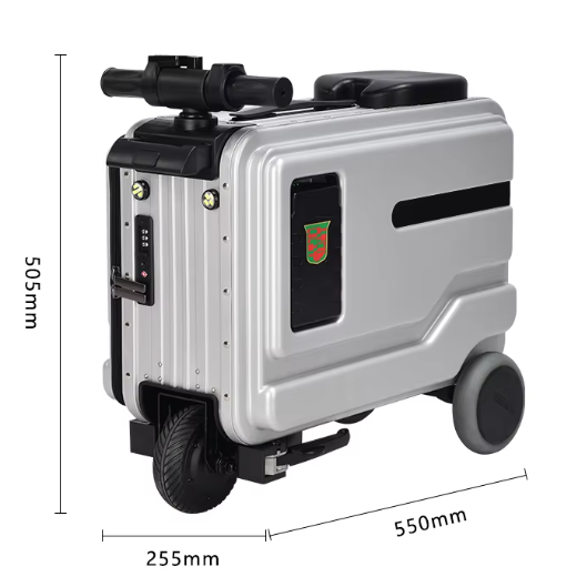 Maleta elèctrica per a l'aeroport