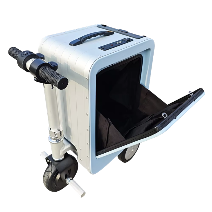 Blue Rideable Suitcase best