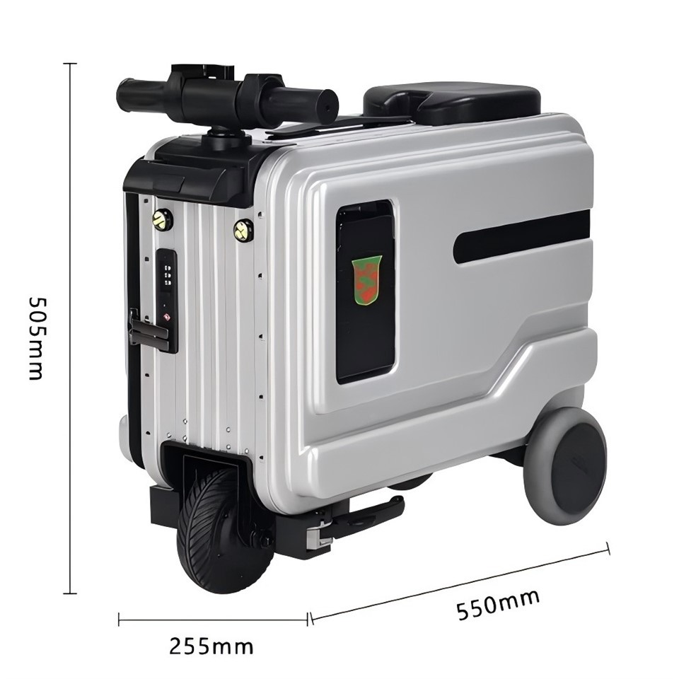 Maleta còmoda per anar amb bicicleta elèctrica