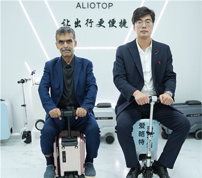 Cicle, càrrega i control del telèfon intel·ligent: la maleta de conducció intel·ligent ALIOTOP MA...